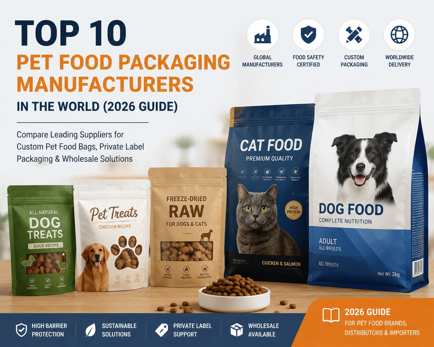 Top 10 Pet Food Packaging Manufacturers in the World (2026 Guide) Top 10 Pet Food Packaging Manufacturers in the World (2026 Guide)